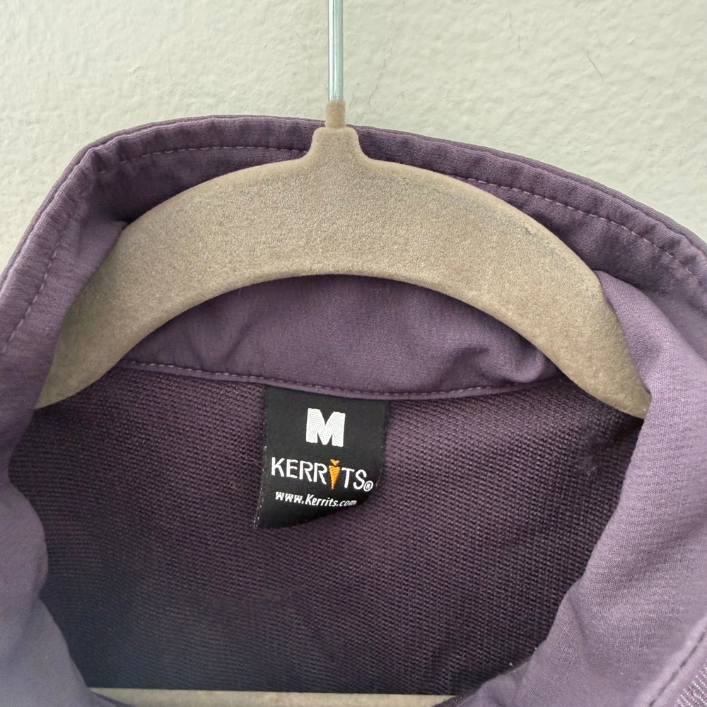 Kerrits Womens Equestrian Full Zip Vest Purple Mock Neck Sleeveless Size Medium - Picture 4 of 9